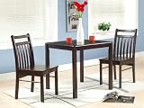 Yuan Tai Sampdoria 3 Pc Kitchen Table Set Kitchen Table, 2 Side Chairs