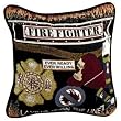 Firefighter Fireman Theme Decorative Throw Pillow 12" x 12"