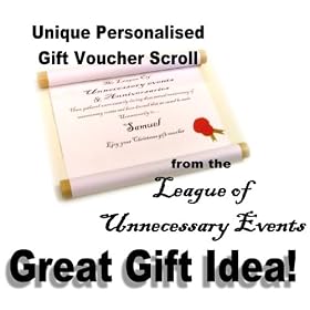 Personlised Gift Scroll (great gift idea) Add your name and message to our scroll.