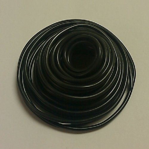 BLACK 10AWG Stranded 50V Automotive Hook Up Wire - 10' Length