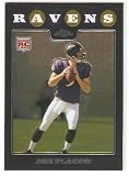 2008 Topps Chrome Joe Flacco (RC) - Baltimore Ravens - Football Rookie Card - NFL Football Trading Card