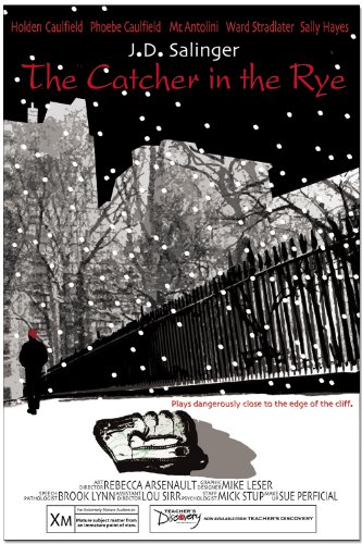 The Catcher in the Rye Educational Laminated Poster. Great 20th Century Novel Art Print