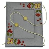 Handmade Set Of 3 Hanging 4 x 6 in. Picture Frames In Periwinkle Blue (Thailand)