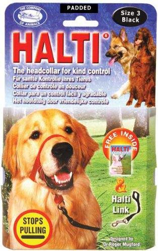 Halti Dog Training Head Collar Black Padded Large 3