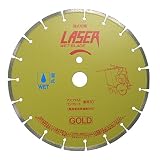 呉英製作所 道路切断用ブレード 湿式レーザーブレード10" 258D/兼用 27H ゴールドタイプ 2850