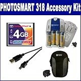 HP PhotoSmart 318 Digital Camera Accessory Kit includes: T44655 Memory Card ....