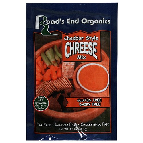 Road's End Organics Gluten Free Cheddar Chreese Mix, 1.1 Ounce Pouchs (Pack of 24)