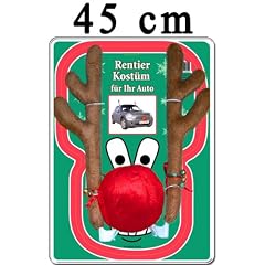 Rentier Kost�m Auto Rudolf Rentierkost�m Reindeer Car Red PKW Autokost�m