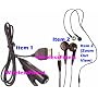 (2 Items Combo) Handsfree Stereo Headset Headphones Earphones + 3.5mm Stereo Audio Adapter with Mic Microphone + Dual in Ear Buds Headphones for Samsung At&t Att Blackjack Ii 2 SGH I617 Ace I325 A747 Access A827 A737 A117 A127 A513 A517 A523 Katalyst T739 T819 M305 M510 M520 R200 R410 Myshot R430 R610 T409 T429 T439 Beat T539 T639 Blast T729 Cell Phone Provided By At&t Tmobile Alltell Sprint Verizon Wireless