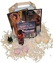 The For Her Massage Gift Basket: Sensual Woman's Massage DVD / Sports Massage for Women , Oil, Relaxation Music, Candles, Incense (2 DVD/1 Oil/1 CD)