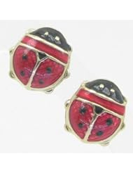 Kids 14K solid gold earrings fancy stud hoop huggie ball fashion dangle swa...