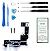 iPhone 5S Charge Port Dock and Headphone Jack Flex Cable (Black) Replacement Kit with DM Tools and Instructions Included - DIYMOBILITY
