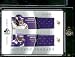 2003 SP Authentic Daunte Culpepper / Onterrio Smith Authentic Threads Double Jerseys 343/345 Minnesota Vikings Football Card - Mint Condition - Shipped In Protective Display Case