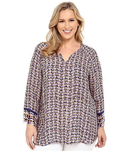 [ニックゾー] NIC+ZOE レディース Plus Size Tuning Top トップス [並行輸入品]