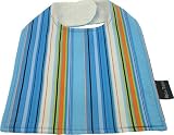 Bella Tunno Terry Backed Bib in Surfer Stripes