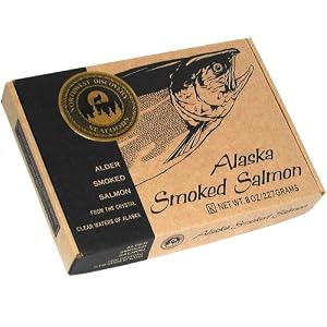 Alaska Smokehouse Smoked Sockeye Salmon Fillet In Northwest Discovery, 8 Ounce Gift Box by Alaska Smokehouse