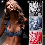 【IMPLICITE】Thallium 一枚レースハーフカップブラジャー