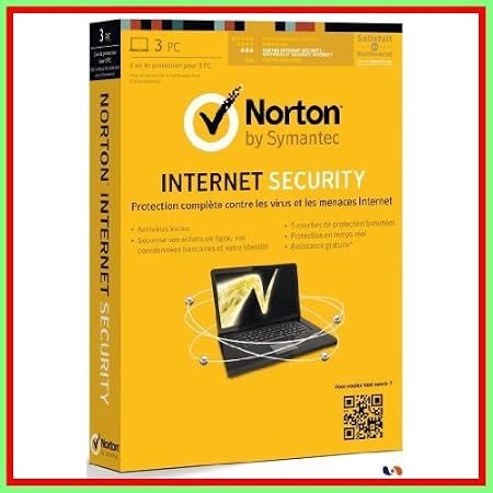 NORTON INTERNET SECURITY 2013 - (3 postes, 1 an) - 3 POSTES - Abonnement 1 AN - Version Française - Compatible Windows XP, VISTA, Windows 7, Windows 8