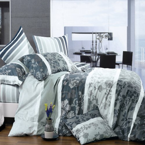 North Home 4-Piece Duvet Cover Set, Queen