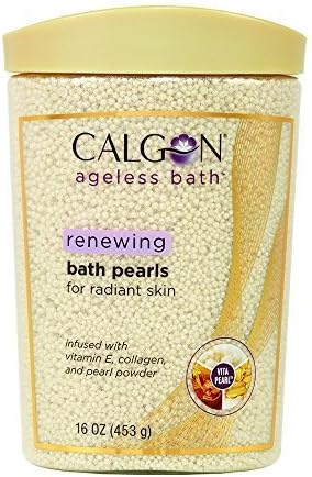 Calgon Ageless Bath Renewing Pearls, 16 Ounce by Calgon Ageless Bath