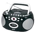 Jensen Cassette Boom Box - Black (CD540)