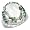 11.00 Carat Genuine Green Amethyst Oval & Emerald Rounds Sterling Silver Ring