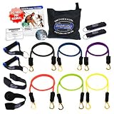 Bodylastics 14pcs Resistance Bands *MAX TENSION XT Set (142 lbs.) with 6 anti-snap exercise tubes, Heavy Duty components, carrying case, DVD and FREE 3 month membership to LIVEEXERCISE websiteby Bodylastics
