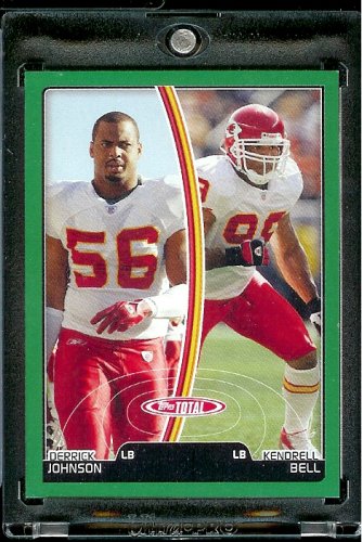 2007 Topps Total # 132 Kendrell Bell / Derrick Johnson - Kansas City Chiefs - Football Card
