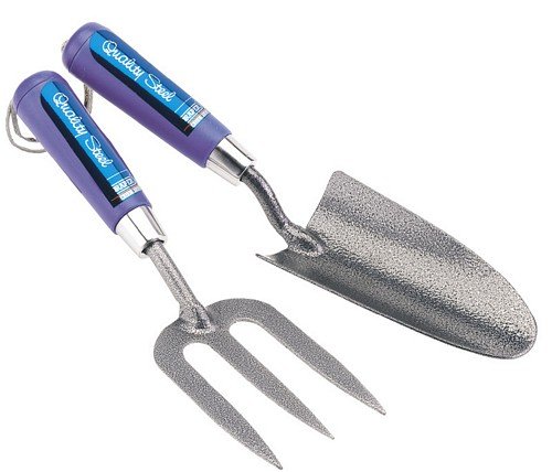 Draper 65960 FORK & TROWEL SET CARBON/STEEL