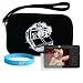 Black Canvas Carrying Case for FujiFilm FinePix J20 F200EXR F100fd Z30 J250W JV100 + Screen Protecto