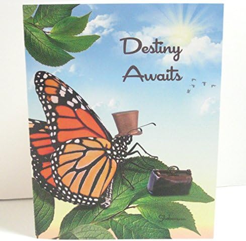 Butterfly Launch: New Beginnings Blank Inspirational Card