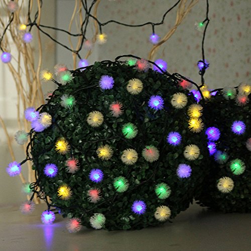 Innoo Tech Chuzzle Ball Solar Powered String Lights Outdoor Globe
