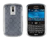 Soft Gel Circles Case for BlackBerry Bold 9000 - Clear