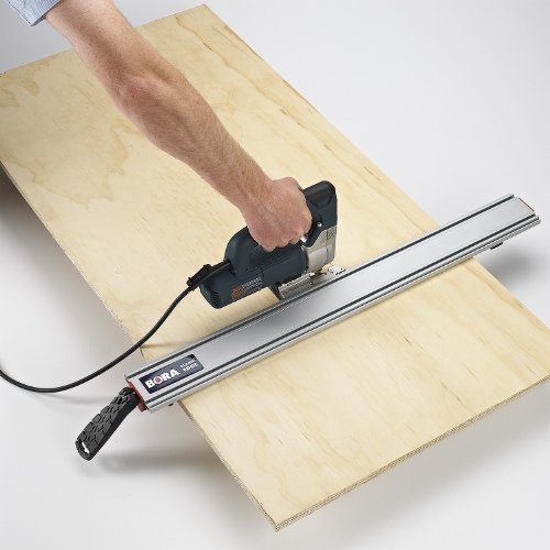 Bora 541050 Circular Saw Guide Wide Clamping Straight Edge With TTrack, 50Inch Cutting