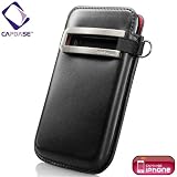CAPDASE iPhone 3G & 3GS Smart Pocket Callid, Black スマートポケット レザーケース コールID ブラック SLIH3G-S319の画像
