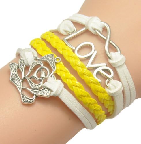 Mae & Mee Fasion Charm Suede Wrap Bracelet Gift