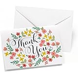 Hortense B. Hewitt 50 Count Retro Floral Thank You Cards
