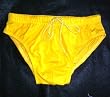 Nylon/Lycra Drawstring Swimwear Bikini Brief with Seamless Front in 21 Colors (Click to see colors)