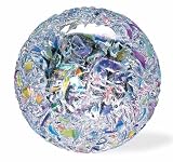 Glass Eye Studio Ice Storm Blown Glass Paperweight