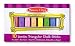 Melissa & Doug Jumbo Rainbow Triangular Chalk Set - 10 Sticks