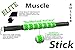 Exercise Stick Running Recovery Muscle Roller Massage Stick for Legs for Shin Splints Muscle Roller Stick Massage Stick Shin Roller Stick Roller for Sore Muscles Calf Roller - Green, Elite Rubber