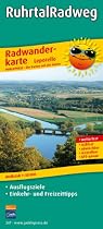 Radwanderkarte Ruhrtal-Radweg: Mit Ausflugszielen, Einkehr- und Freizeittipps, reissfest, wetterfest, GPS-genau. 1:50000