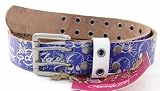 Ed Hardy - Ed Hardy By Christian Audigier Lovekis Skeleton NC In Blue Women's Belt EH3112