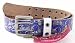 Ed Hardy By Christian Audigier Lovekis Skeleton NC In Blue Women's Belt EH3112