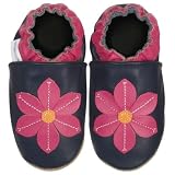 Robeez Lederschuhe Blüte marine Gr. 12-18 M