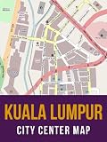 Kuala Lumpur, Malaysia City Center Street Map