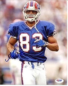 Autographed Andre Reed Photograph - 8x10 #w84354 - PSA/DNA Certified - Autographed NFL Photos