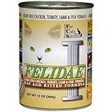 Felidae Canned Cat Food for Adult Cats and Kittens, Grain Free Formula (Pack of 12 13 Ounce Cans)