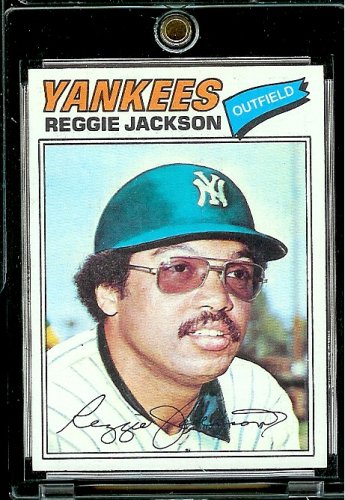 1977 Topps # 10 Reggie Jackson New York Yankees Baseball Card