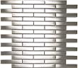 Stainless Steel Tiles Earthworks Series Edger Thin Brick Mosaic Stainless Steel Tiles Earthworks Series Edger Thin Brick Mosaic
